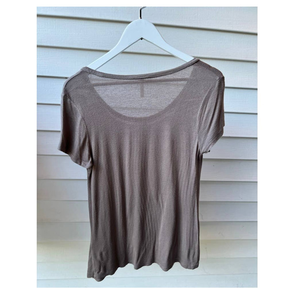 Upcycled Tan Angel Number 222 Tee - Picture 6 of 8